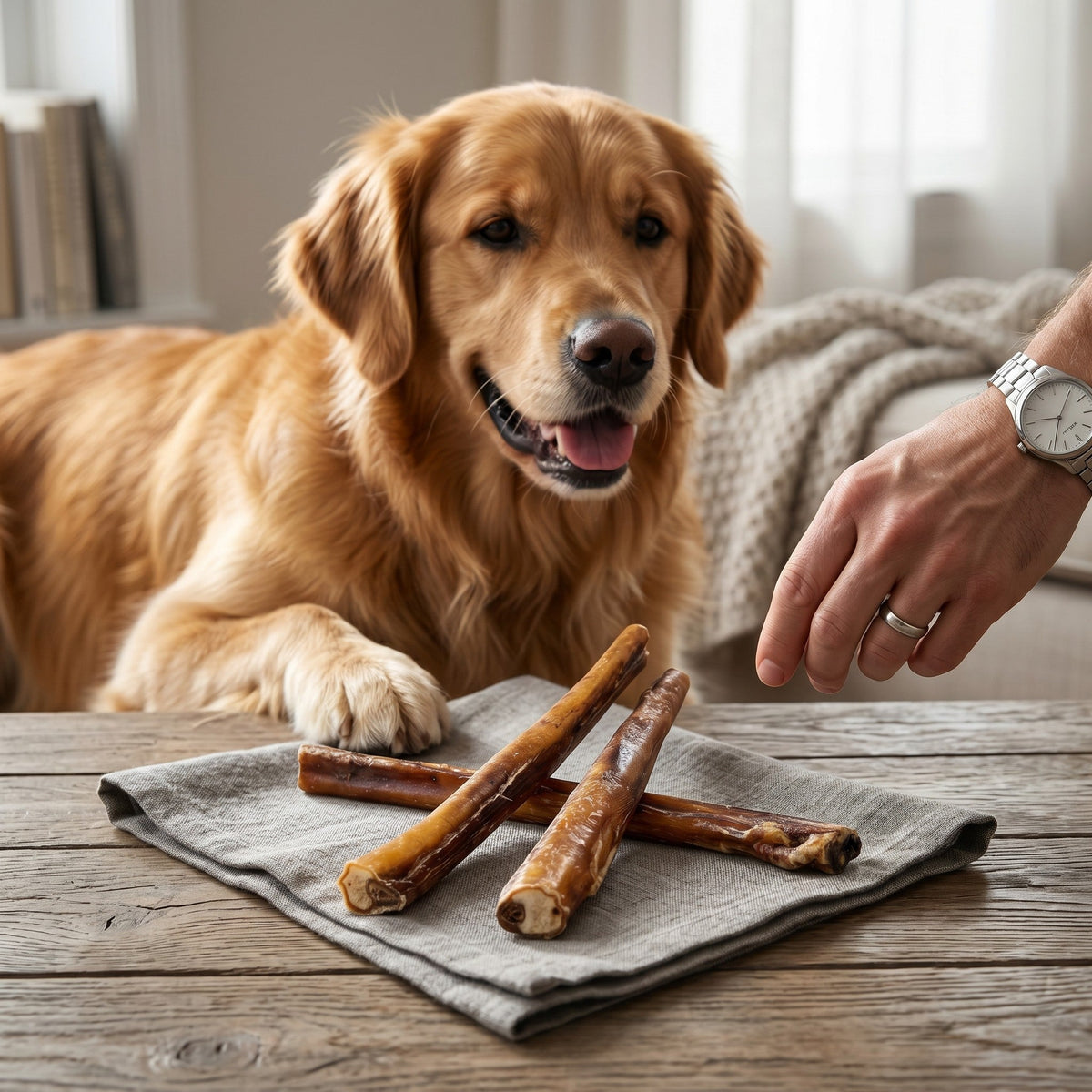 12" Jumbo Bully Sticks | Nearly Odorless, 6 Pack