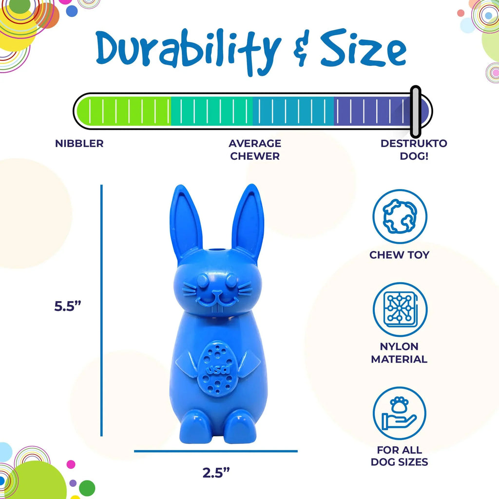 Bunny Nylon Chew Toy | Aggressive Chewers