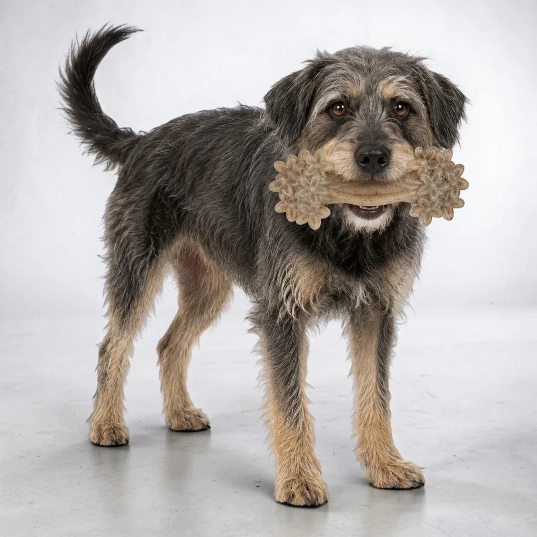 Large Daisy Bone Nylon Dog Toy | Aggressive Chewers