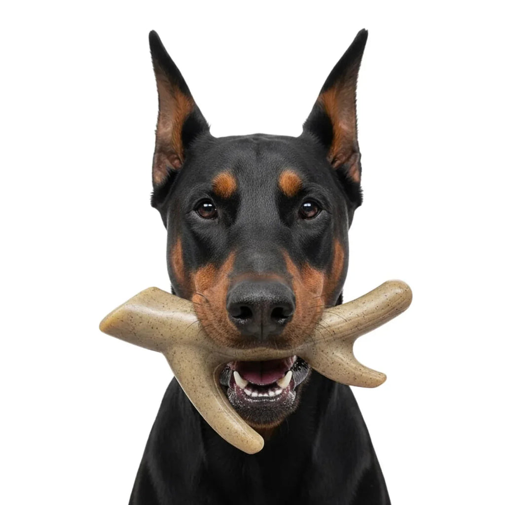 Ever Antler Nylon Chew Toy | Elk Antler Shaped for Aggressive Chewers