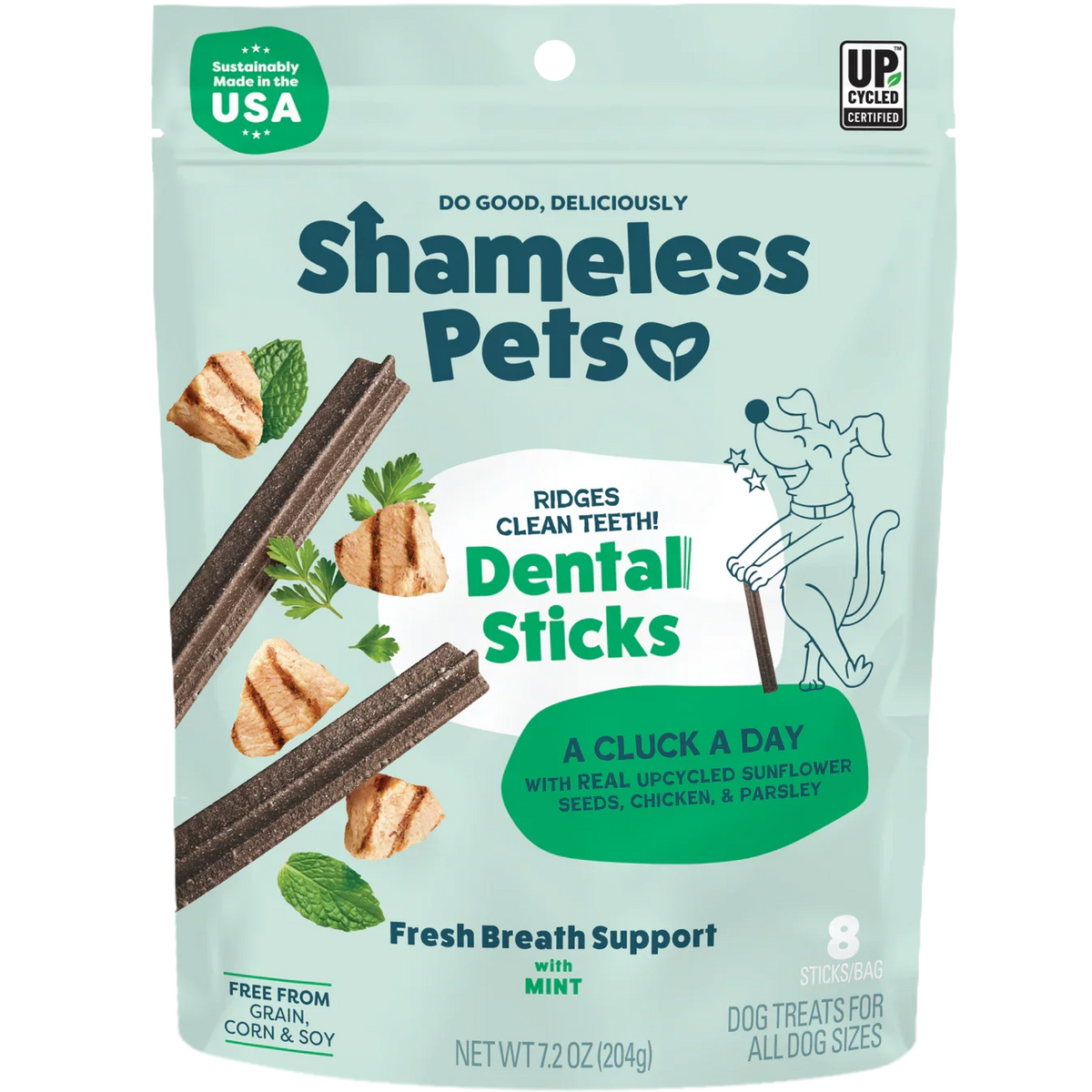 A Cluck A Day (Pre/Probiotic) Dental Sticks Dog Treats