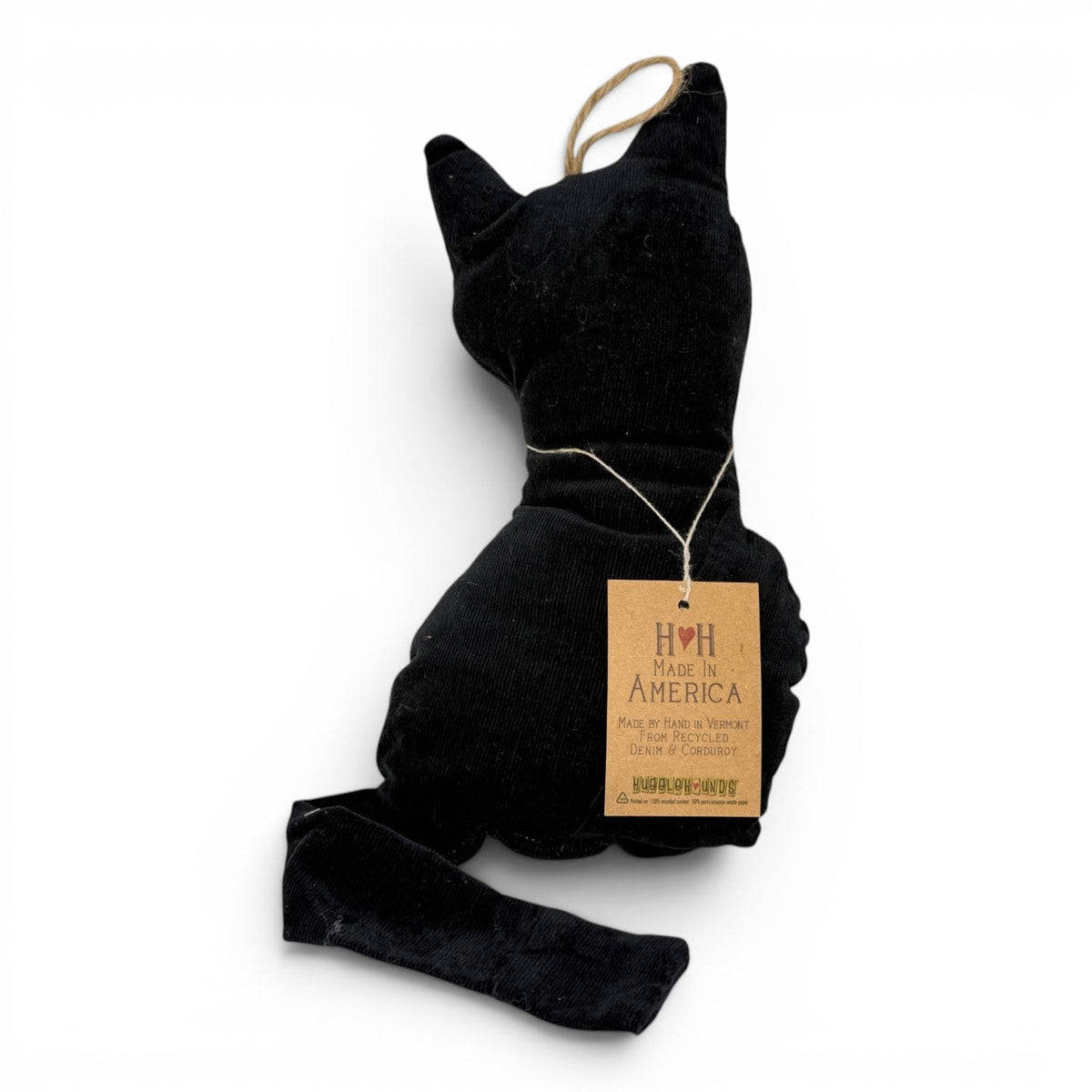 Recycled Corduroy Cat | Midnight