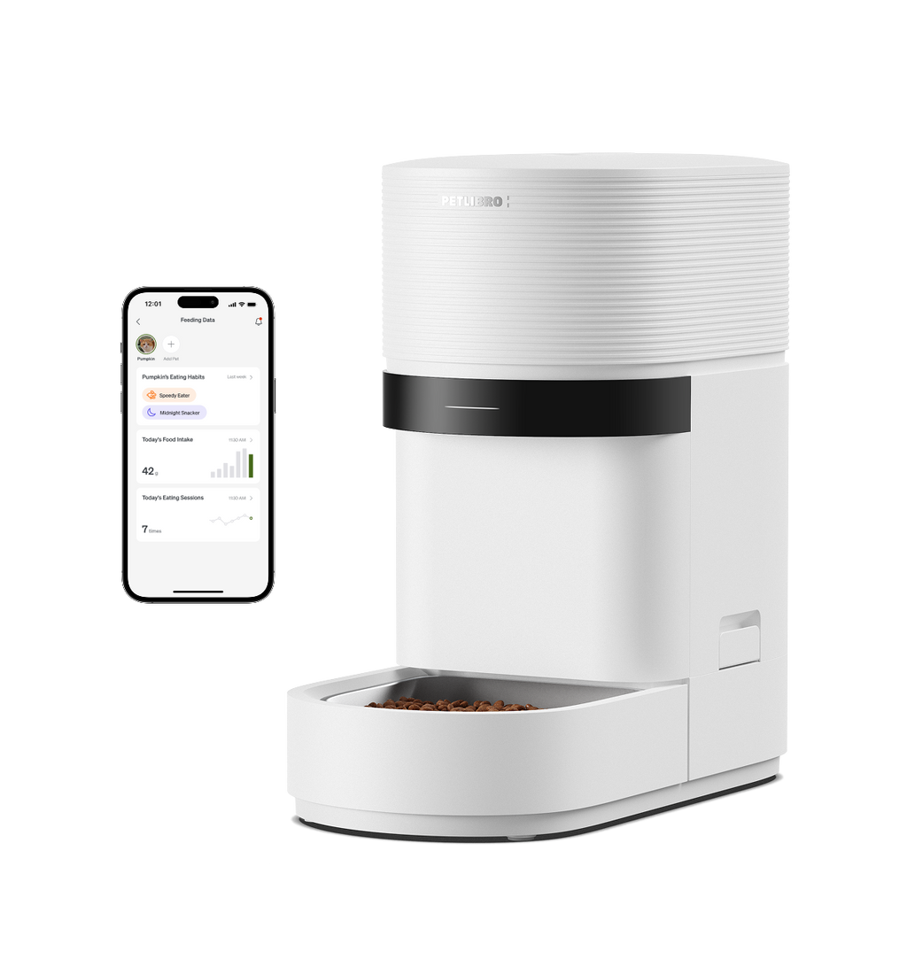 Smart Automatic Pet Feeder with AI Meal Tracking & App Control – Personalized Feeding for Cats & Small Dogs