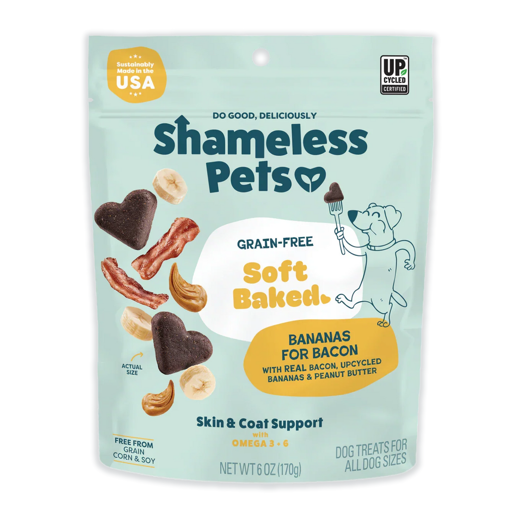 Bananas for Bacon Soft Baked Dog Treats