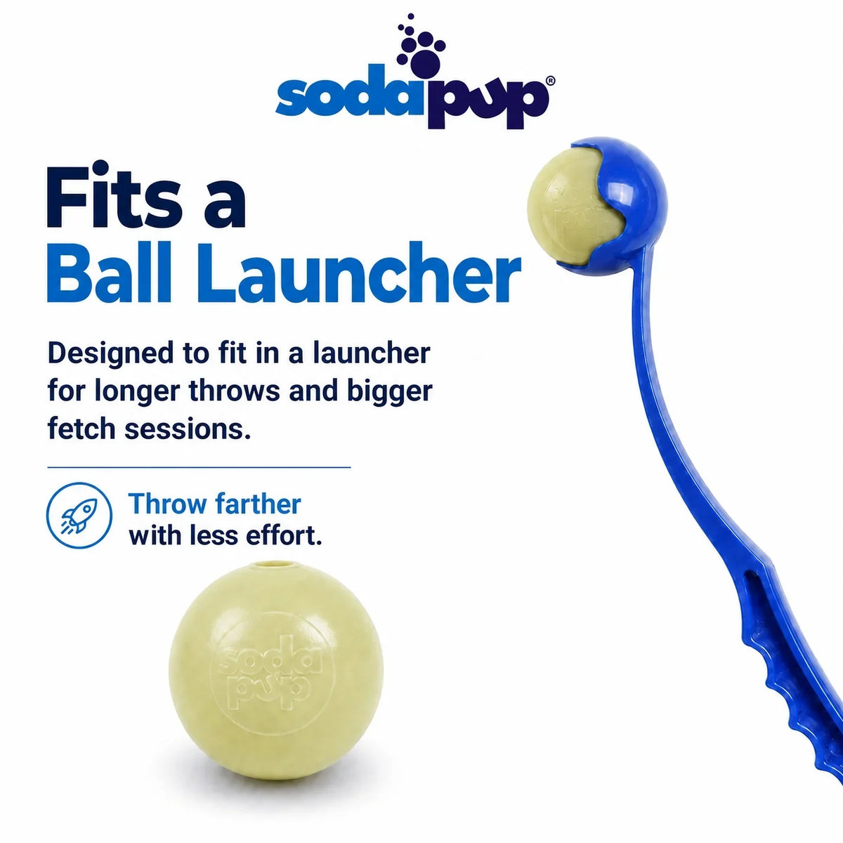 Glitter Ball | Soft PUP-X Rubber Floating Fetch Ball with Treat Dispenser