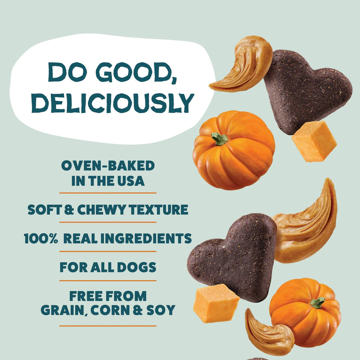 Pumpkin Nut Partay Soft Baked Dog Treats