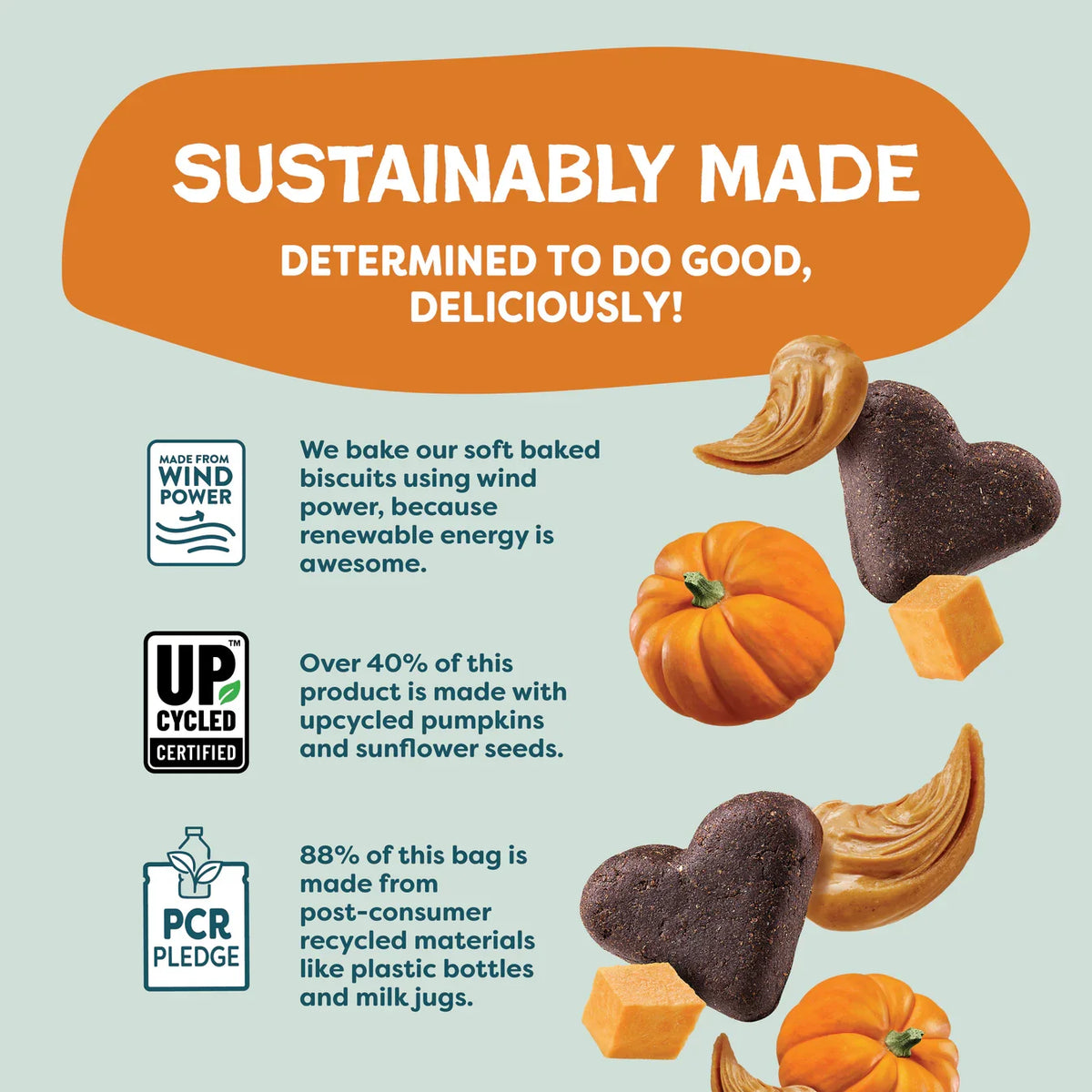 Pumpkin Nut Partay Soft Baked Dog Treats