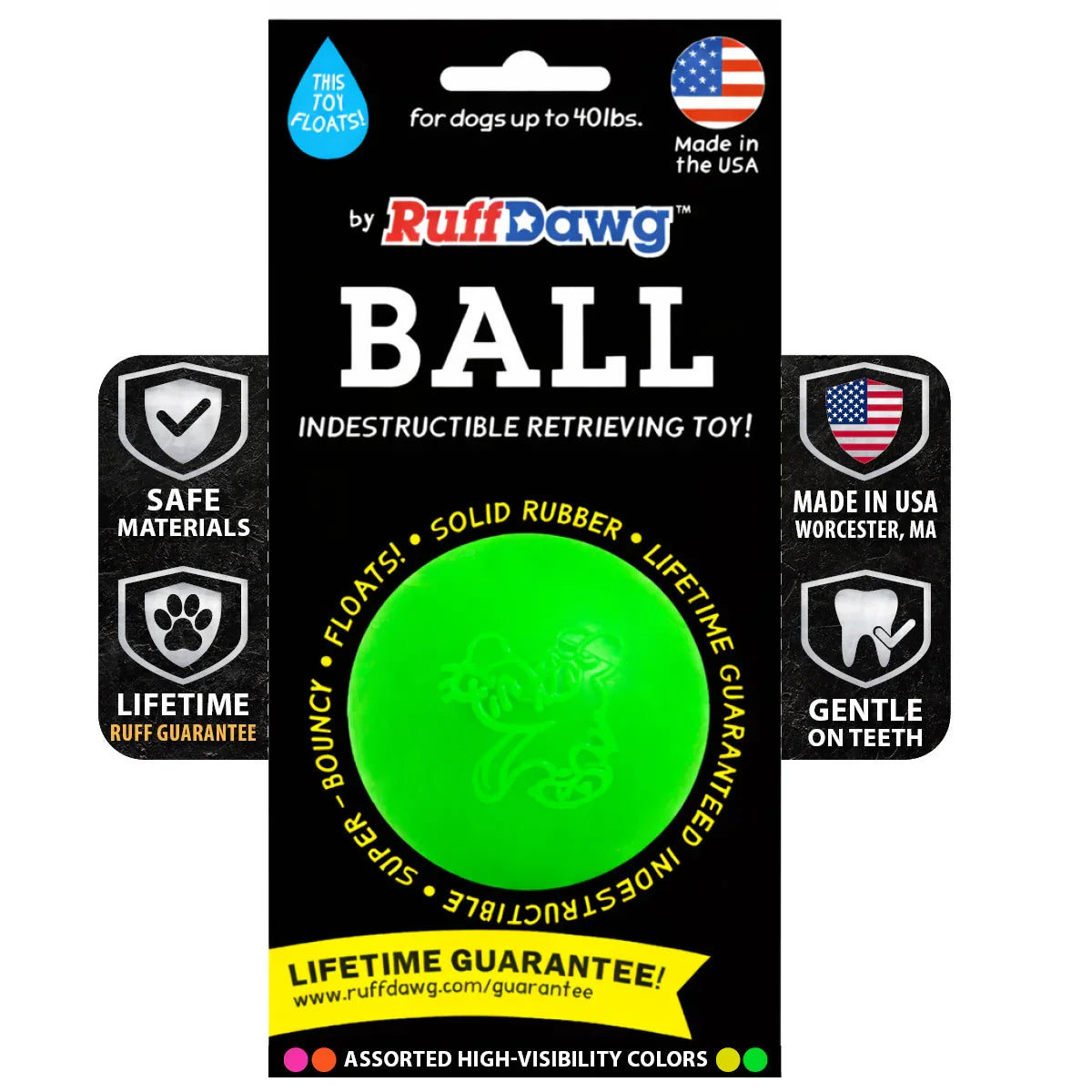Ruff Dawg Rough Ball | Lifetime Guarantee