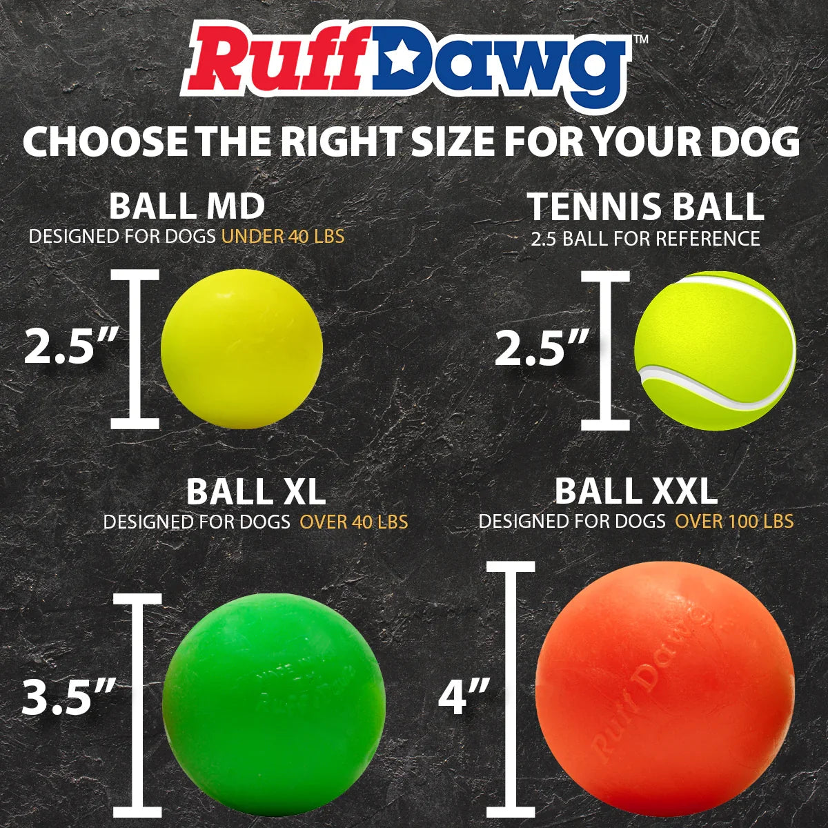 Ruff Dawg Rough Ball | Lifetime Guarantee