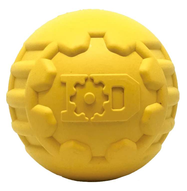 Rubber Gear Ball Toy | Heavy Chewers