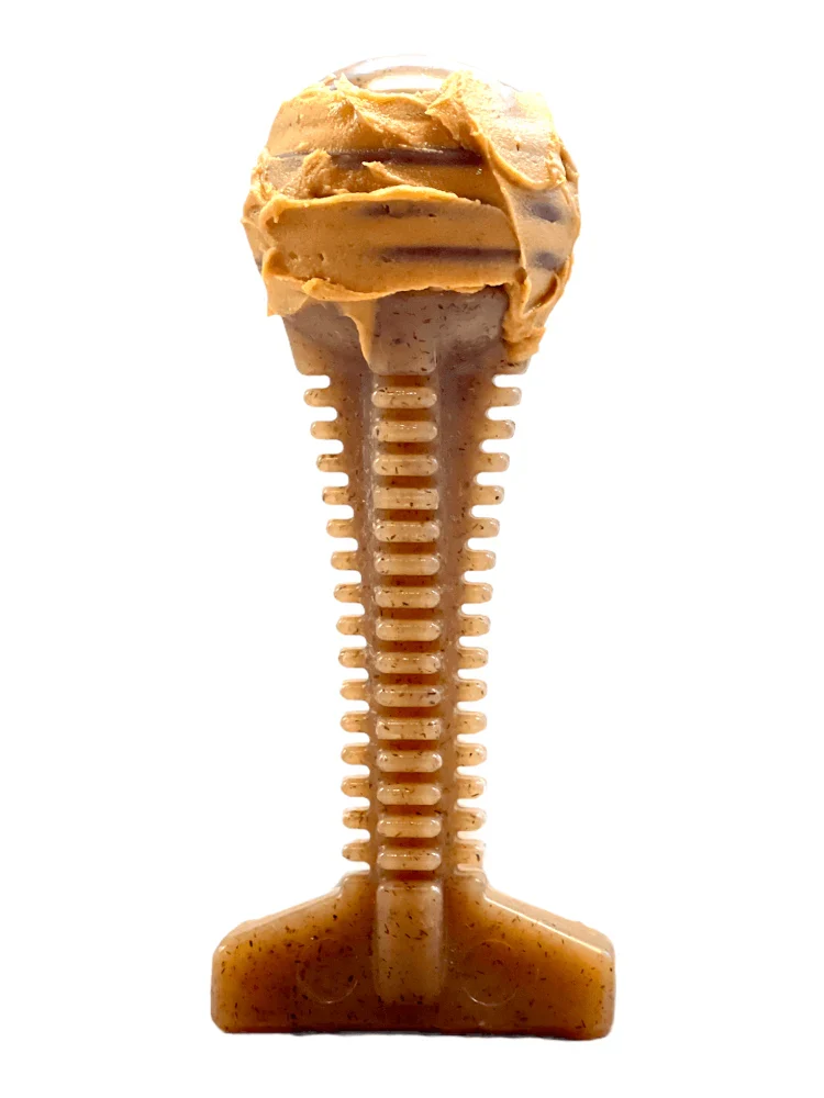 Large Honey Bone Dental Tower | Ultra Durable Nylon Chew Toy