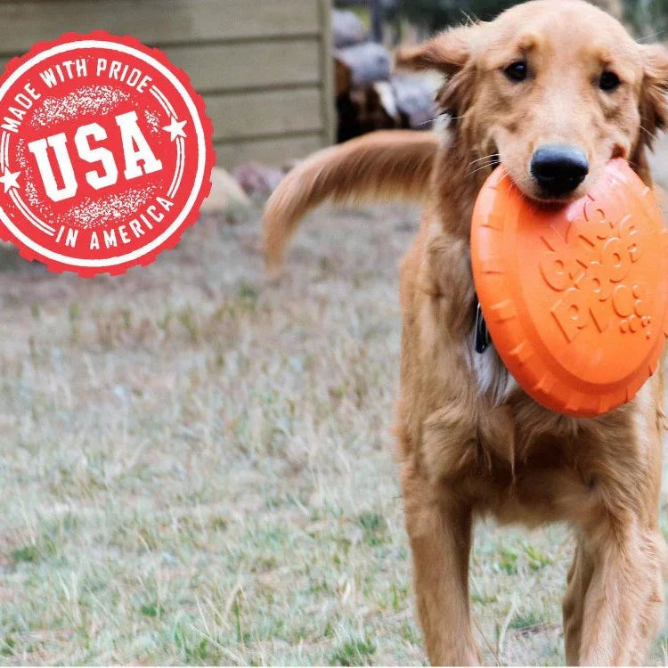Large Bottle Top Flyer Rubber Frisbee | Vet Approved