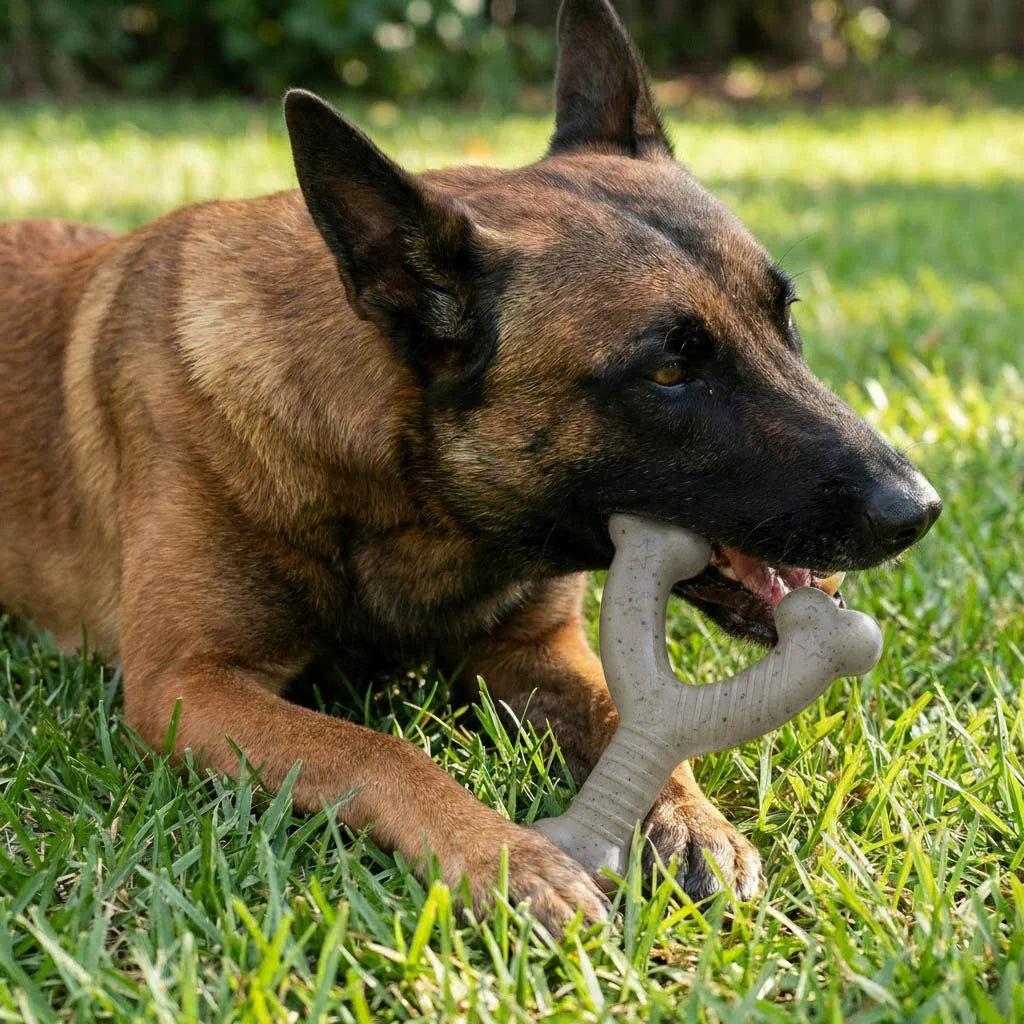 Stars and Stripes Wishbone Nylon Chew Toy | Aggressive Chewers